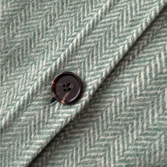 Rails Connie Herringbone Wool Oversize Shirt Jacket Shacket Small Kelly Green - Picture 6 of 9